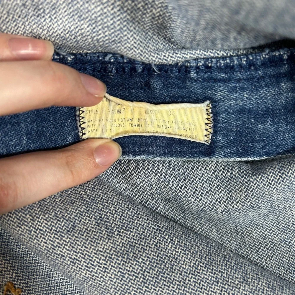 Vintage Wrangler 13MWZ Cowboy Cut Mens Jeans 42x34 Fits‎ 40x33 Scoville USA 70s